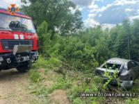 На Кіровоградщині автівка злетіла в кювет і перекинулася,  є загиблий