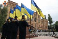 У Кропивницькому рятувальники доєдналися до заходів з відзначення Дня Конституції України