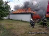 На Кіровоградщині вогнеборці ліквідували чотири пожежі