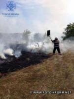 Кіровоградщина: на відкритих територіях ліквідували 12 пожеж сухостою