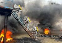 У Кропивницькому рятувальники провели тренування на вогневій смузі перешкод