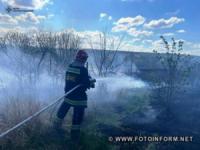 На Кіровоградщині загасили дев`ять пожеж