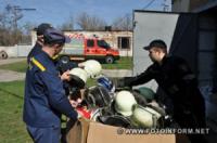 У Кропивницькому рятувальники отримали гуманітарний вантаж