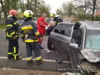 У Кропивницькому на Балашівці зіткнулися дві автівки