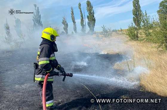 На Кіровоградщині виникло двадцять дві пожежі (ФОТО)