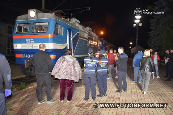 У Кропивницький прибув черговий евакуаційний потяг із Донеччини (ФОТО)