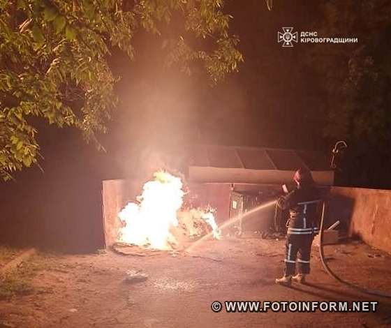 Пожежі на Кіровоградщині: горів сухостій та сміття