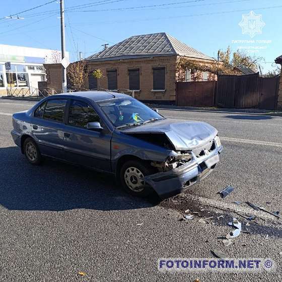 На Полтавській у Кропивницькому зіткнулися дві іномарки (ФОТО)