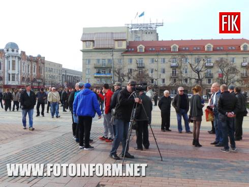 Сьогодні, 10 березня, у місті Кропивницький шахтарі-інваліди, пенсіонери, ветерани праці шахти «Інгульська» вийшли на акцію протесту, повідомляє FOTOINFORM.NET 