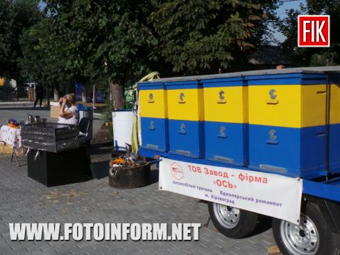 Сьогодні, 19 серпня, у місті Кропивницький на території регіональної торгово-промислової палати проходить медовий ярмарок, повідомляє FOTOINFORM.NET