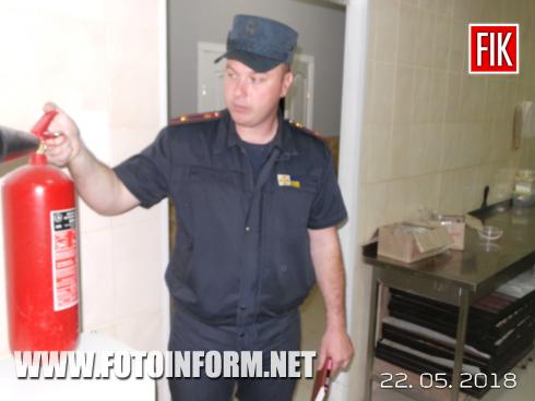 Сьогодні, 22 травня, Управлінням ДСНС в Кіровоградській області проводиться перевірка щодо дотримання вимог пожежної безпеки у приміщенні ТЦ «Файно маркет»